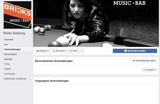 Veranstaltungen auf Facebook